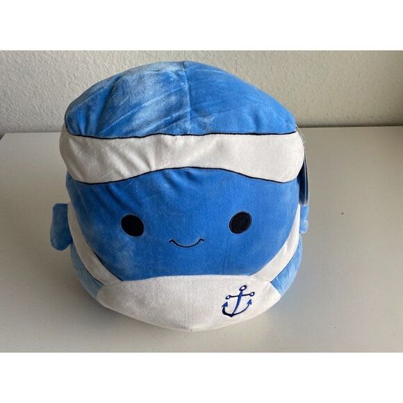 Squishmallow 16" Ricky The Clownfish Soft Blue Anchor Belly Plush NEW - Picture 11 of 12
